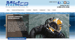 Desktop Screenshot of midcodiving.com