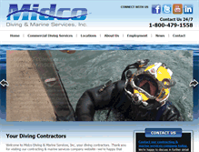 Tablet Screenshot of midcodiving.com